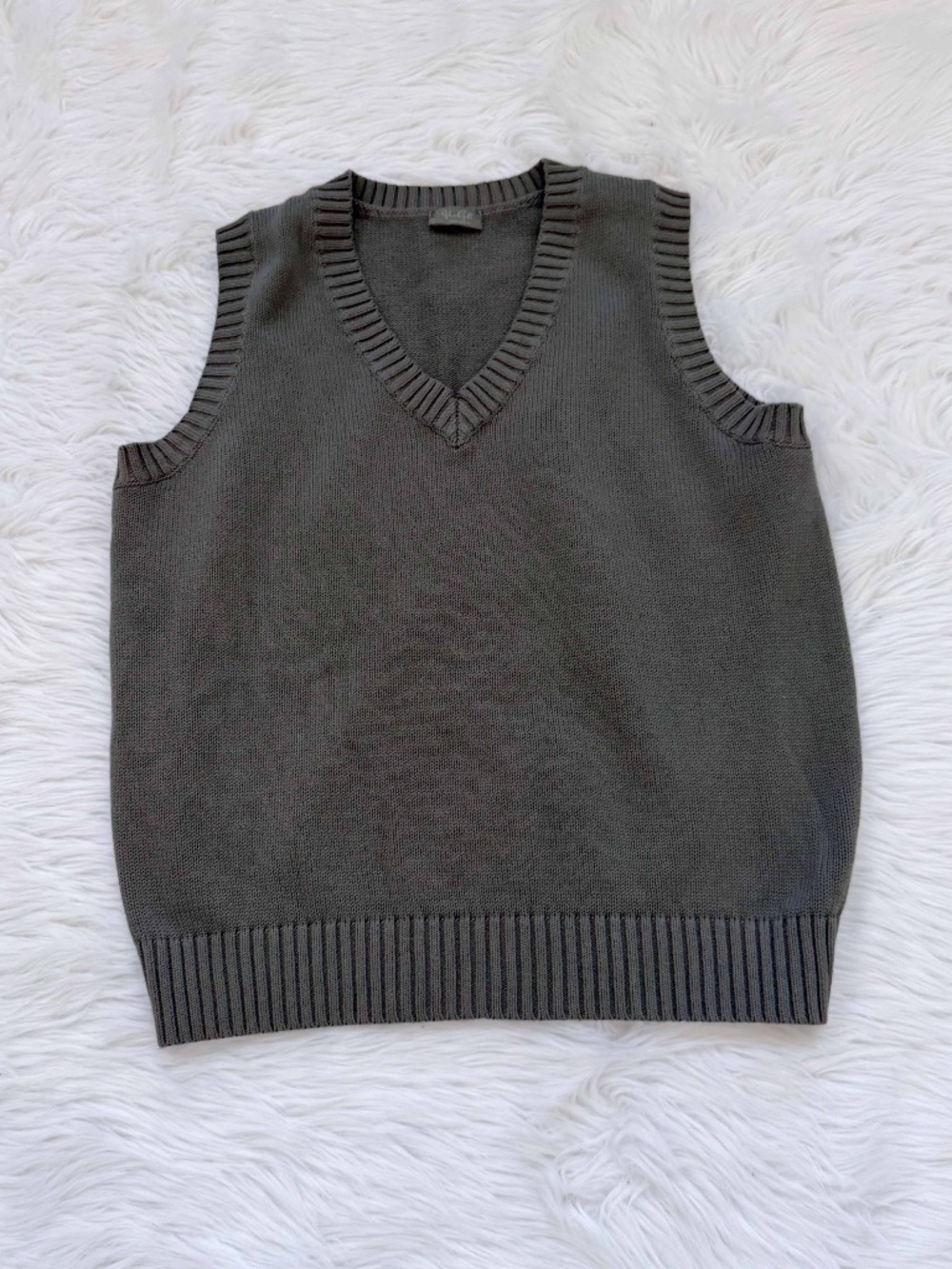 Brandy Melville Olive Green Sweater Vest